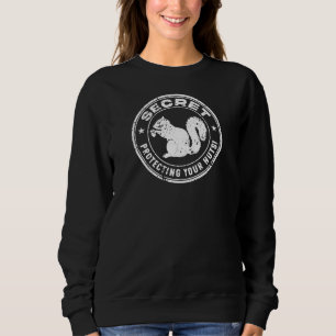 Secret Squirrel "Protecting Your Nuts" Distressed Sweatshirt