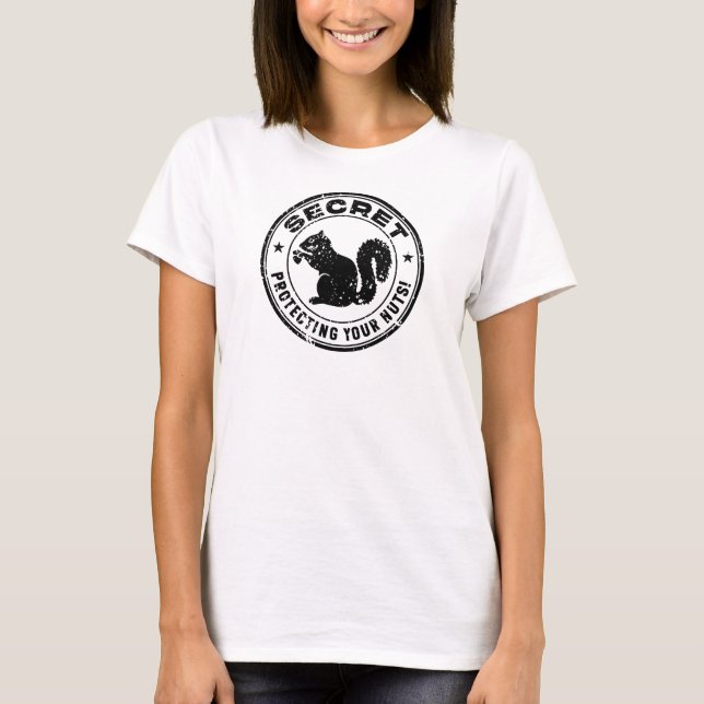 Secret Squirrel "Protecting Your Nuts" Distressed T-Shirt (Front)