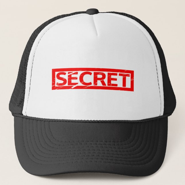 Secret Stamp Trucker Hat (Front)