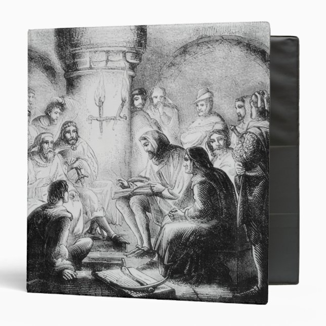 Secret Study of Wycliffe's Bible 3 Ring Binder (Front/Inside)
