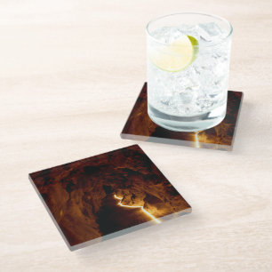 Secret Tunnel Glass Coaster