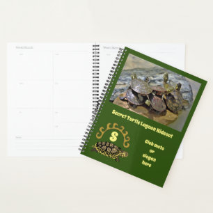 Secret Turtle Lagoon Hideout Photo Motto Planner