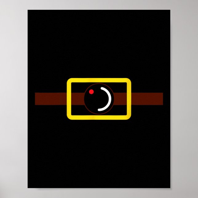 Secret Video Recording Funny Camera Halloween Cost Poster (Front)