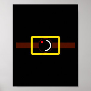 Secret Video Recording Funny Camera Halloween Cost Poster