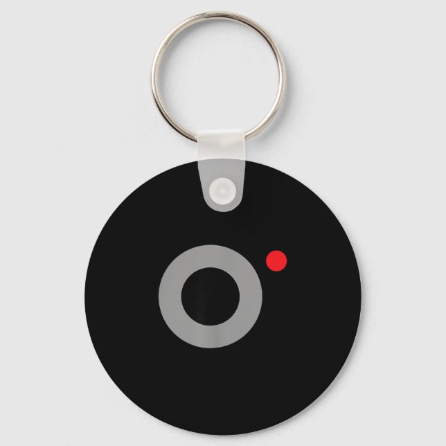 Secret Video Recording Funny Secret Agent Hallowee Keychain (Front)