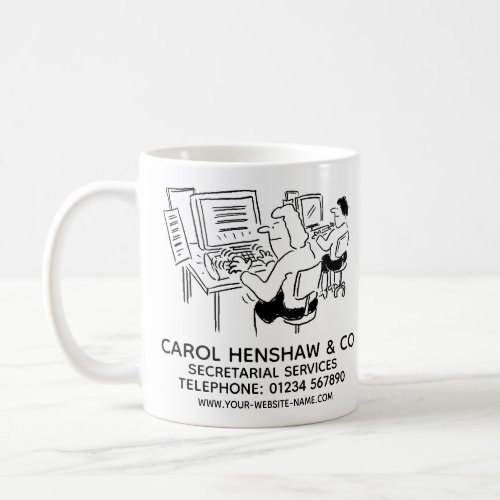 Secretarial Services Business Promotional Coffee Mug