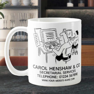 Secretarial Services Business Promotional Coffee Mug