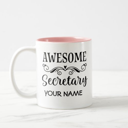 Secretary Appreciation Week Personalized Mug
