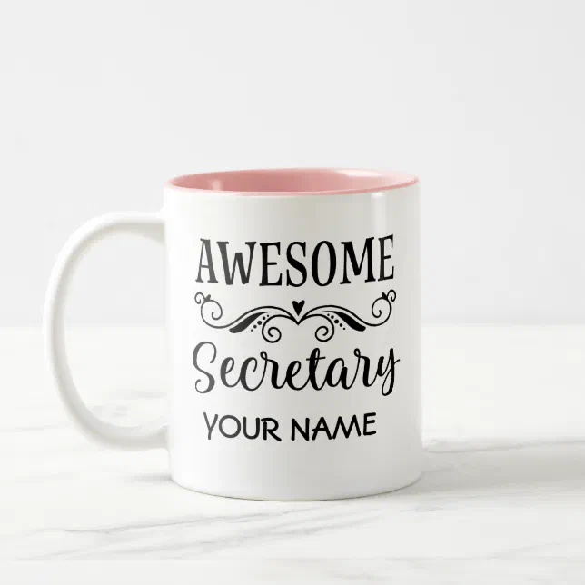 Secretary Appreciation Week Personalized Mug Zazzle