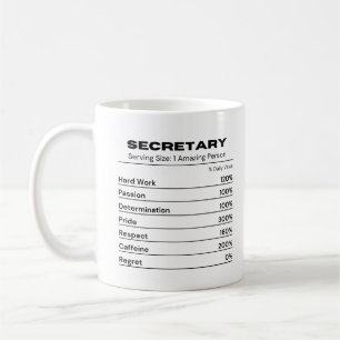 Secretary Assistant Cool Administrator Coffee Mug
