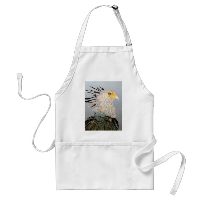 Secretary Bird Adult Apron (Front)