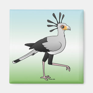 Secretary Bird Magnet
