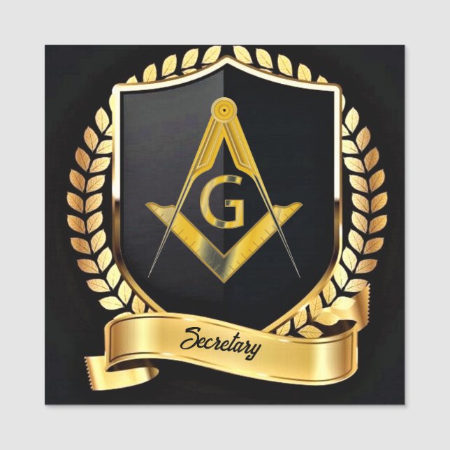 Secretary Name Tag (Front)