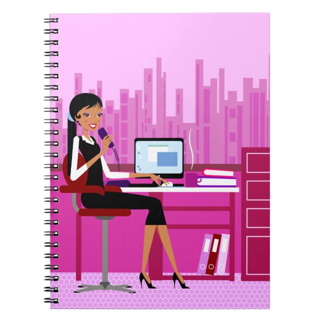 Secretary Photo Notebook (80 Pages B&W) (Front)