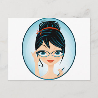 secretary postcard