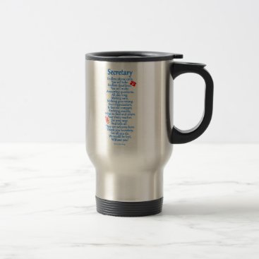 Secretary Thank You Travel Mug Secretary Thank You Travel Mug
