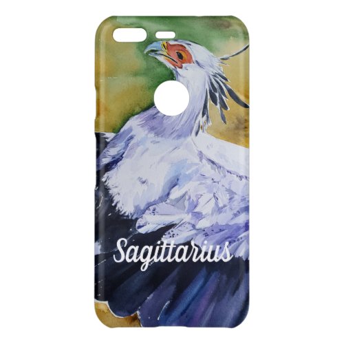 Secretarybird Sagittarius serpentarius Uncommon Google Pixel Case