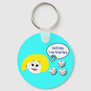 Secretly Hoping To Have The Most Buncos Keychain