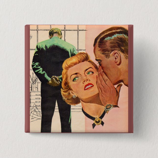 Secrets aka There's Something About Larry Button (Front)