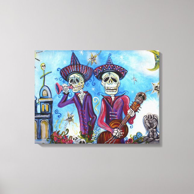 "Secrets Of The Mariachi" Wrapped Canvas Print (Front)