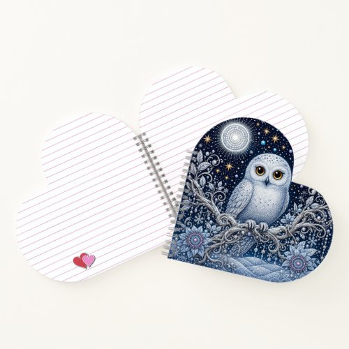 Secrets of Winter Night – Snowy Owl Notebook