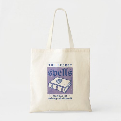 Secrets spells book tote bag