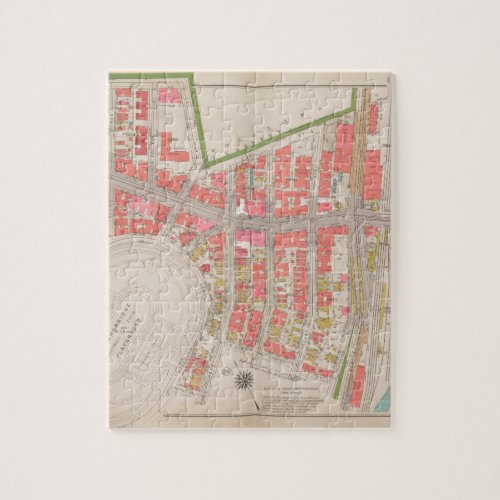 Section 12 Bronx map Jigsaw Puzzle