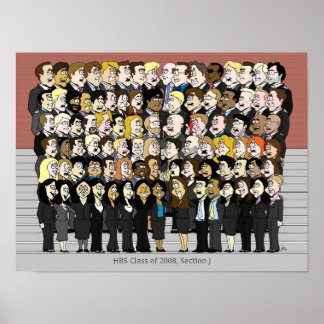 Section J Comic 16" x 12" Poster