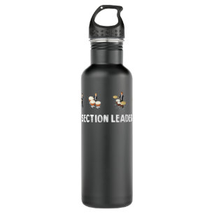 Section Leader Marching Band Drumline Drummer133 Stainless Steel Water Bottle