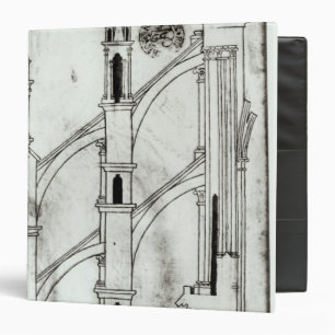 Section of the wall and arch binder