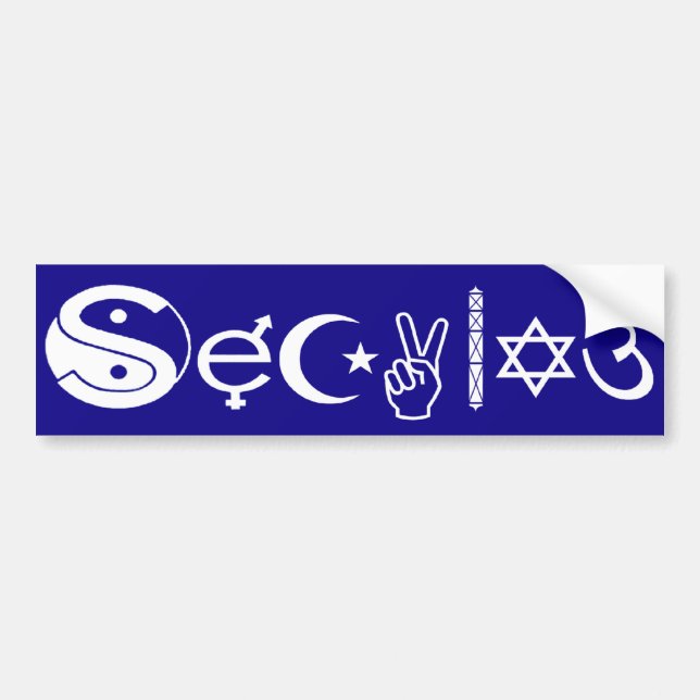 Secular Bumper Sticker (Front)
