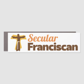 Secular Franciscan Bumper Magnet