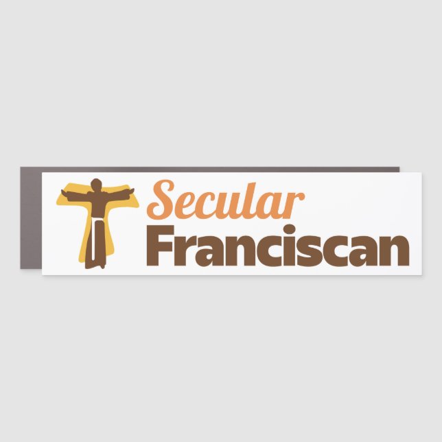 Secular Franciscan Bumper Magnet (Front)