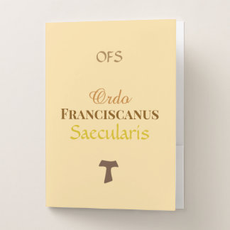 Secular Franciscan Order Pocket Folder