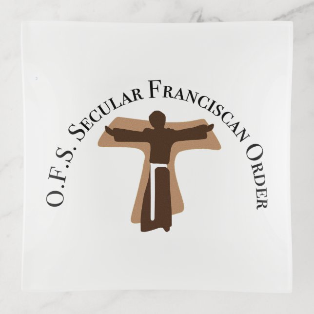 Secular Franciscan Order  Trinket Tray (Front)