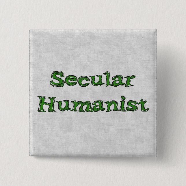 Secular Humanist Pinback Button (Front)