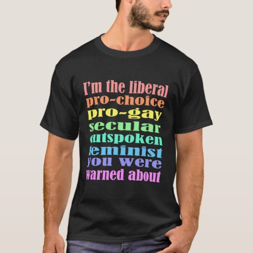 Secular Outspoken Feminist T_Shirt