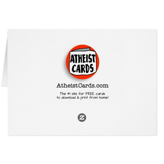 SECULARIST! The real super hero - (Back Horizontal)