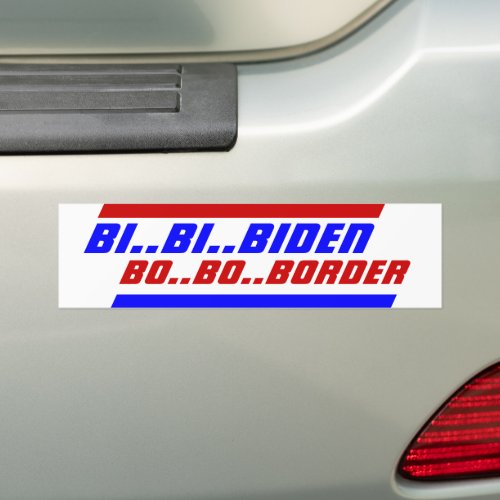 Secure Border 2024 replace President BIDEN  Bumper Sticker