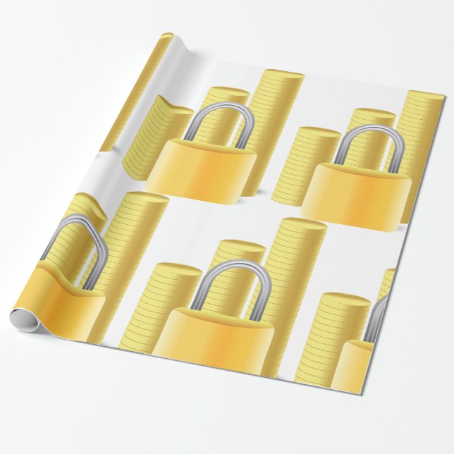 Secure Money Wrapping Paper (Unrolled)