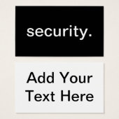 Security (Front & Back)