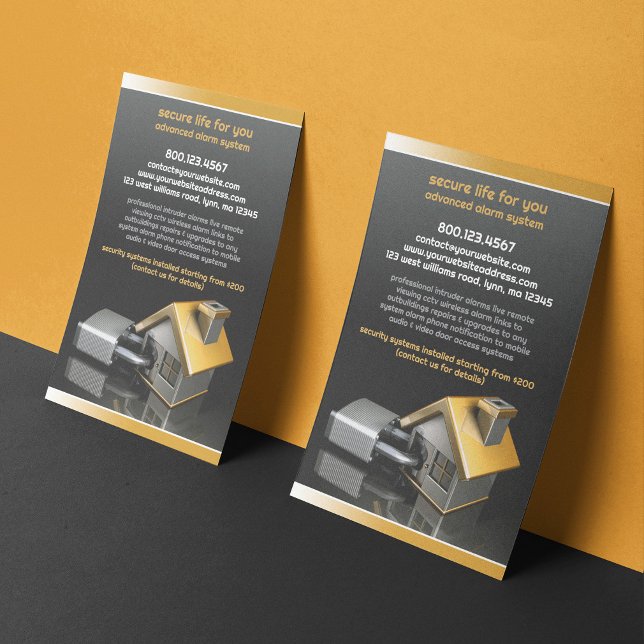 Security Alarm System Flyer Template (Creator Uploaded)