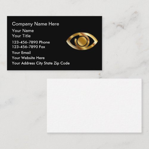 Security Business Cards