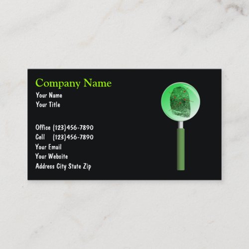 Security Business Cards