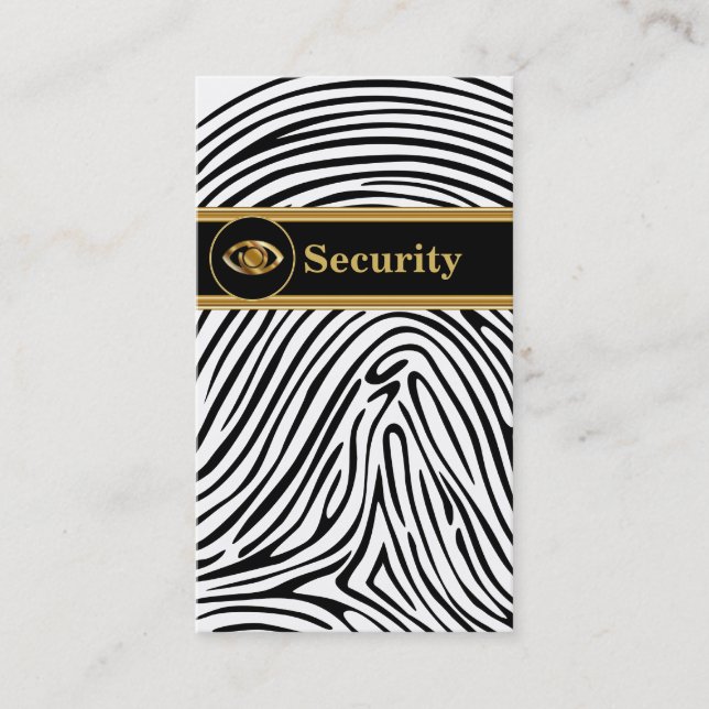 Security Business Cards (Front)