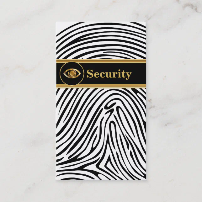 Security Business Cards | Zazzle