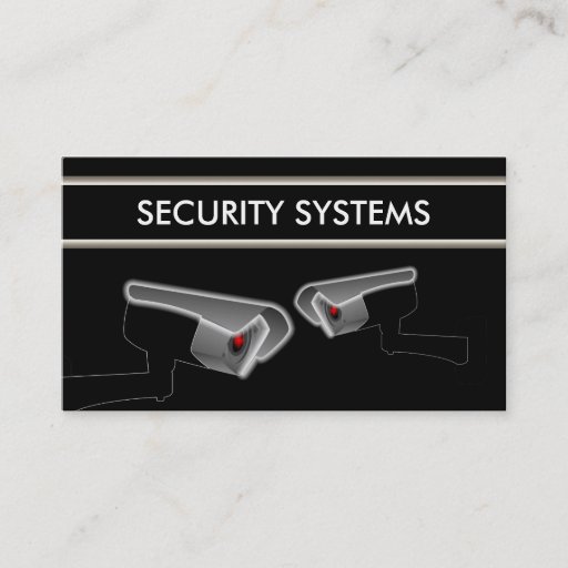 Customizable Security Business Cards