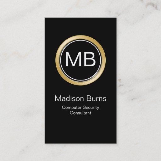 Customizable Security Business Cards