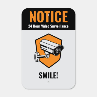 Security Camera 24 hs Metal Sign