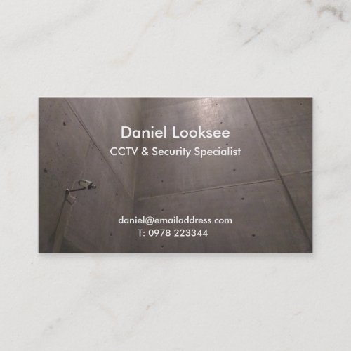 Security Camera CCTV Business card
